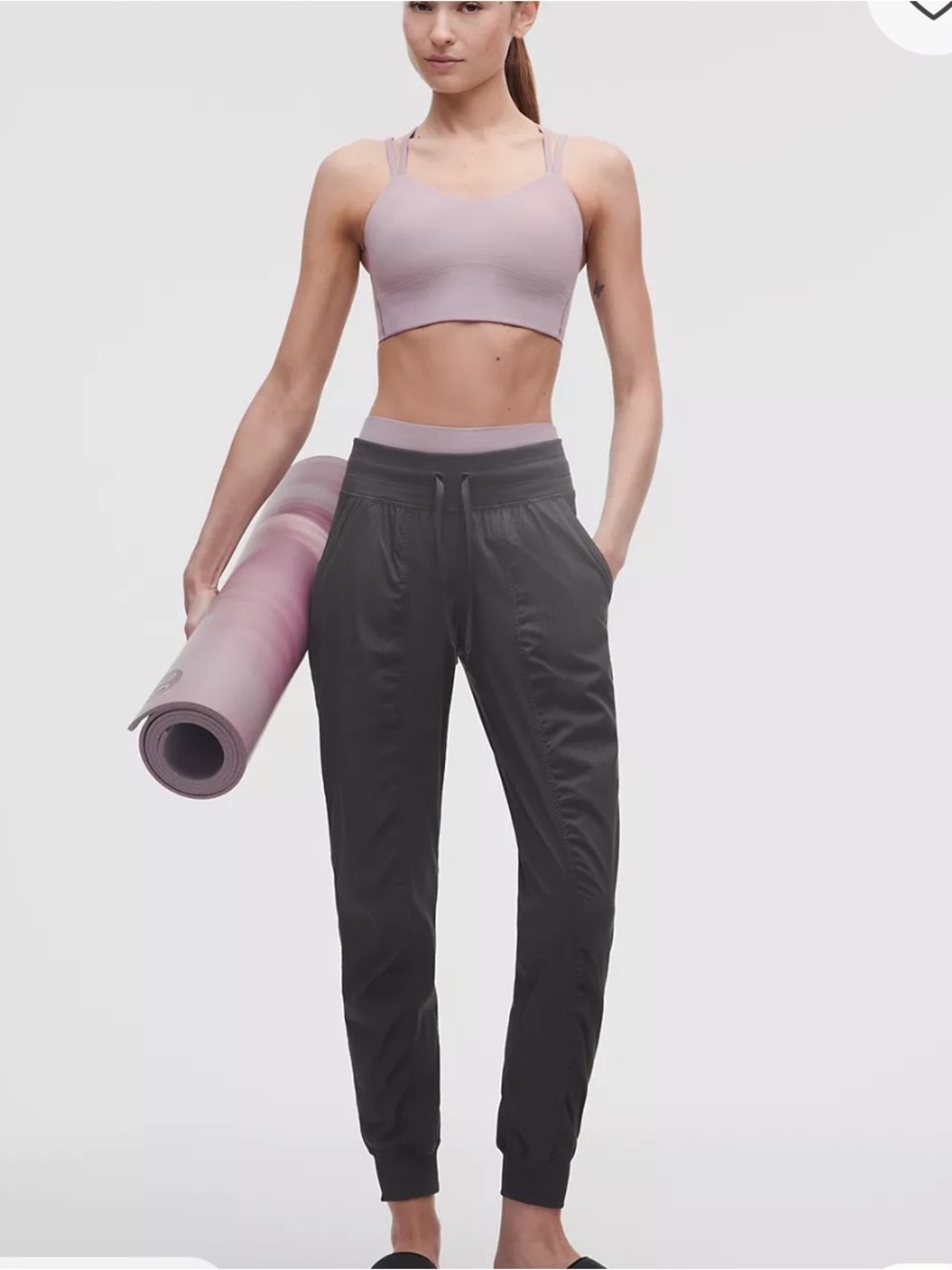 Lululemon dance studio Mid-rise full length joggers.